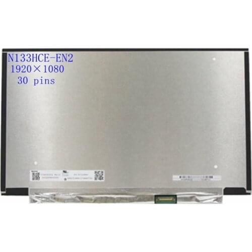 13.3'' 1920x1080 Non Touch FHD laptop LCD Screen Display IPS 100%RGB Panel Matrix N133HCE-EN2 Rev.C2 edp 30 pins