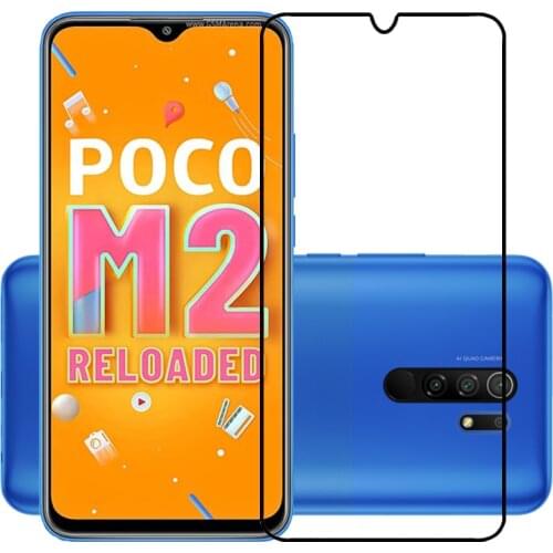 25 Pcs/Lot Full Cover Screen Protectors Scratch Proof Protective Film Tempered Glass For Xiaomi Poco M2 Reloaded