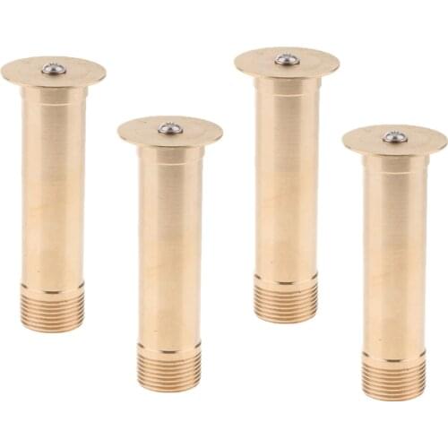 4 pack 1/2” DN15 Interior 3/4” DN20 Exterior Thread Mushroom Fountain Nozzle Spray Head Pond for Garden Outdoors