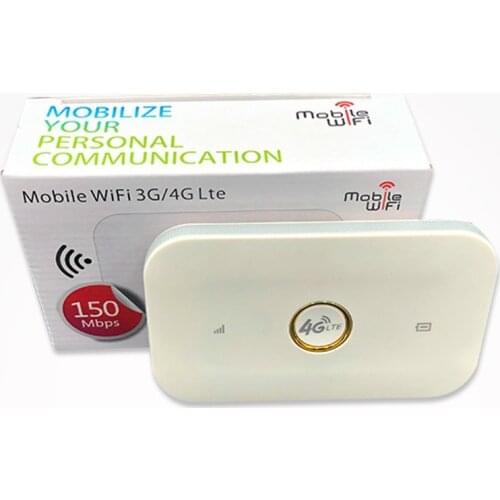 4G LTE MIFI Wireless Router 150Mbps Mobile WiFi 1500MAh Wifi Mobile Hotspot 3G 4G Router with SIM Card Slot