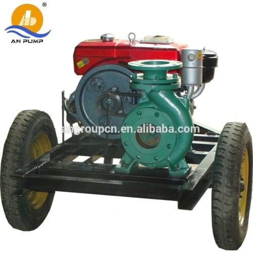 Centrifugal Farm Agricultural irrigation Horizontal diesel deep well water pump