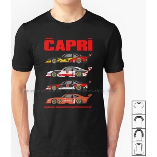 Drm Capri T Shirt 100% Cotton Drm 77 1977 Dtm Escort Zakspeed Norisring Heyen Silhouette 2002 Group5 Group 5 Klaus Ludwig
