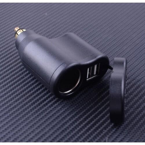 Dual USB Charger 12V 24V Socket Adapter Plug Fit For BMW F800GS F650GS F700GS R1200GS F650 F700 F800 GSR 1200 GS/RT ADV