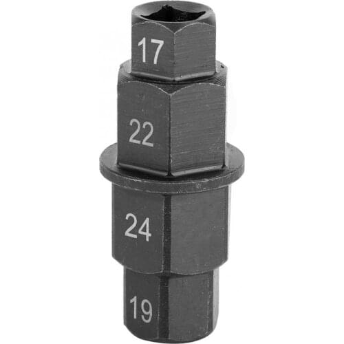 Motorcycle Motorbike Wheels Spindle Disassembly Iron Wrench Tool Hex Key Black