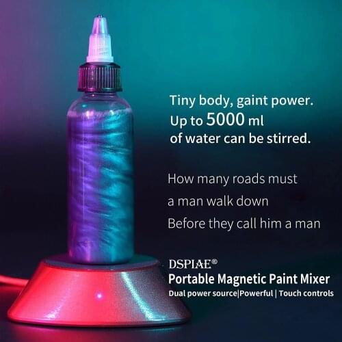 Model painting tools Paint color mixing Mini portable electric mixer Magnetic Lacquer Shaker