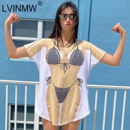 Женские свободные футболки LVINMW China At AliExpress