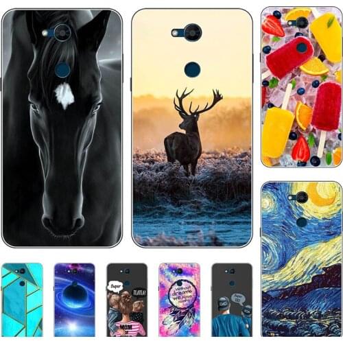 Fashion Bumper Cute Case For LG X Power 3 XPower 3 LG X5 2018 LM-X510 Case Soft Silicone Cat Horse Flower Cover Back Shell