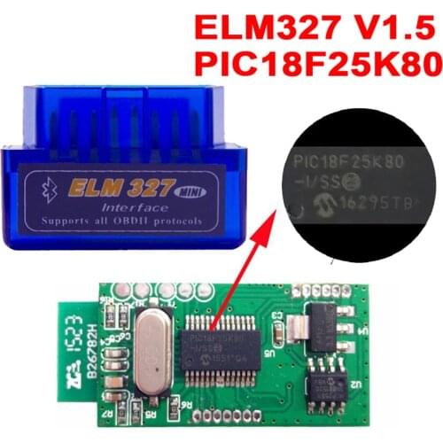Original ELM327 V1.5 ELM 327 Bluetooth OBD2 V1.5 Android Cars Scanner Automotive OBD 2 Auto Diagnostic Tools OBDII Read Scaner