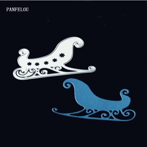 PANFELOU Easter The sled Scrapbooking DIY album cards paper die metal craft stencils punch cuts dies cutting