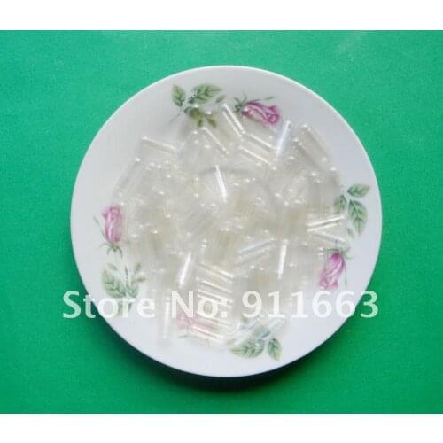 1# 5,000pcs clear-clear vegetarian empty capsules,HPMC Celloluse capsule sizes 1,(closed or seperated capsules available!)