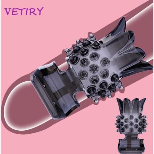 Penis Sleeve Ring Reusable Condom Cock Ring Foreskin Ring Sex Toys for Man Male Time Delay Ejaculation Penis Enlargement