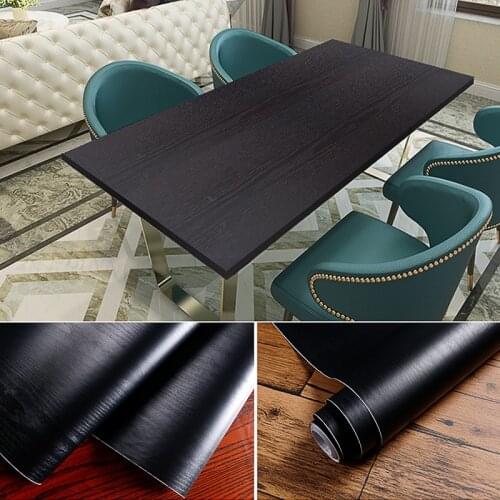 60cm self-adhesive wallpaper detachable vinyl pvc contact paper home decoration desktop waterproof wood grain wallpaper 3d wall