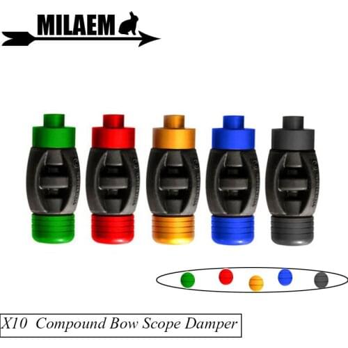 1pc Archery X10 Compound Bow Sight Stabilizer Scope Damper Shock Absorption Rubber Damping Compound Bow Shooting Accessories
