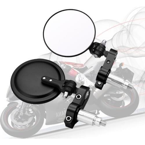 Motorcycle Universal Rearview Mirror Handle Bar Ends 7/8" Mirrors For Ducati 400 620 695 696 796 821 797 MONSTER S4/S4R