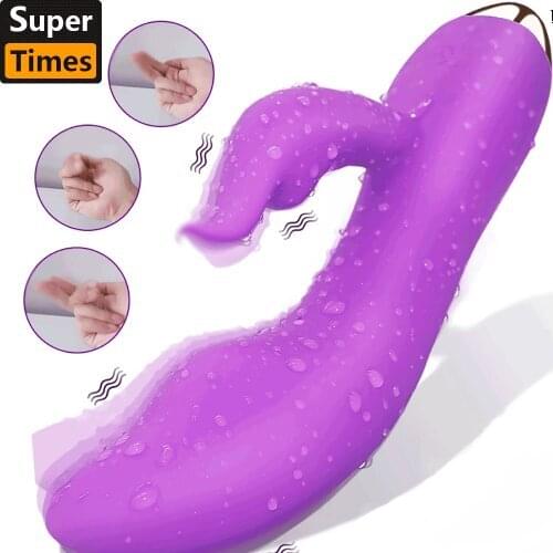 G-Spot Finger Vibrator Vagina Rabbit Vibrators Clitoris Double Vibrate Big Dildo Stimulator Sex Toys Adult Erotic Sex Products