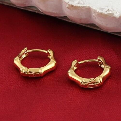New Arrival Gold Color Stud Earrings For Gift Trendy Fashion Gold Color Earring Stud Earrings For Women Jewelry