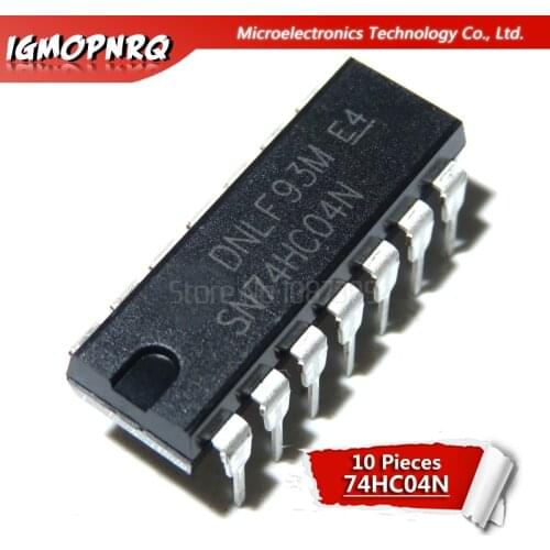 10pcs SN74HC04N 74HC04 SN74HC04 DIP-14 Inverters Hex new original