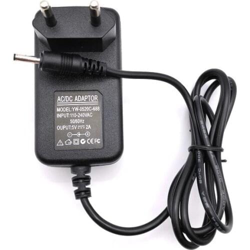 2pcs 5V 2A 3.0x1.1mm Charger EU US Plug Power Adapter Supply for Tablet PC Huawei MediaPad 7 Ideos S7,S7-Slim,S7-301U,S7-301W