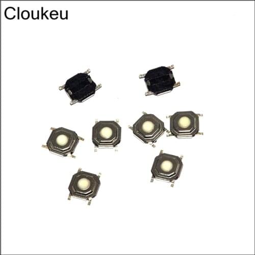 50Pcs Plastics SMD 4x4 Tact Push Button Switch 4*4*1.5MM 1.6MM