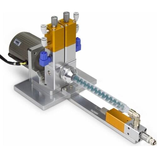 Anti-drip electric stirring ab double liquid dispensing valve lifting back suction dynamic mixing valve glue 90w