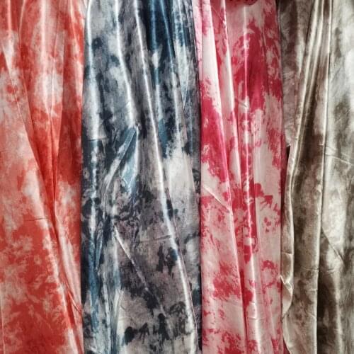 Ombre Satin Fabric Sewing Craft Material Silky Soft Fabric DIY Tissue Cloth Material