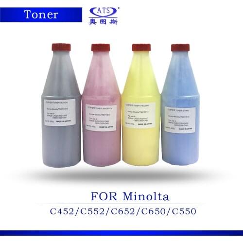 1PCS/set 400G Toner Poudre Photocopy Machine Toner Powder for Konica Minolta Toner C452 552 652 650 550