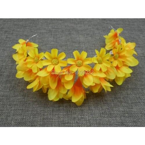 Hand Crafted Princess Flower Crown Bride Hair Tiara Quinceanera Party Supplies Music Festival Accessories Wedding Photo Shoot