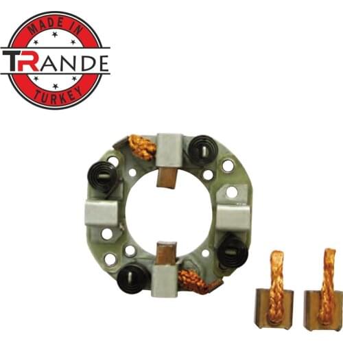 Starter Brush Holder with Carbon Brushes JASX 52 6.5x13x14 12 Volt Made In Turkey 028510-5190