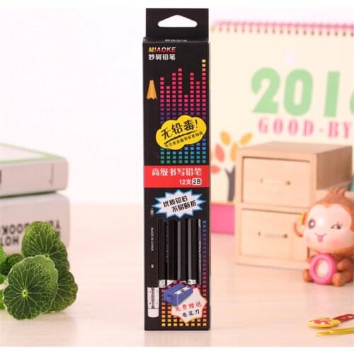 Childrens pencil writing 2B pencil lead poisoning senior student test pen stationery wholesale Stationery office supplies for