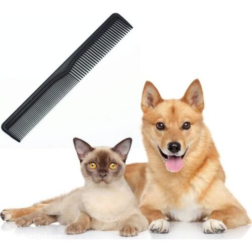 Pet Combs Dog Cat Hair Dense Teeth Double Comb Black Grooming Tools Animal Hairdressing products Pet Supplies Accessories