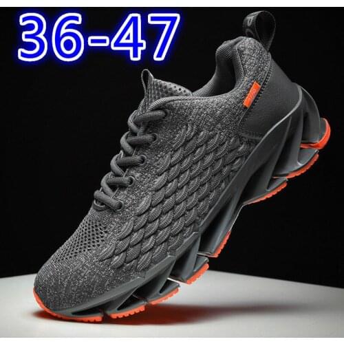 Hot Sale Mens Runnnig Shoes Size 36-47 Casual Men Sneakers TPR Rubber Platform Zapatillas Hombre Sports Shoes For Male