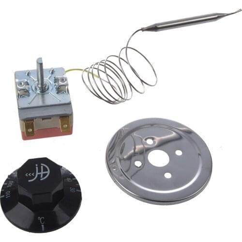 JFBL AC 250V 16A 30-110C Temperature Control Capillary Thermostat for Electric Oven
