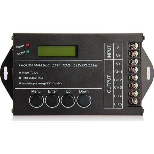 20A Programmable Timer controller dc12-24v for LED RGB / monochromatic stripes