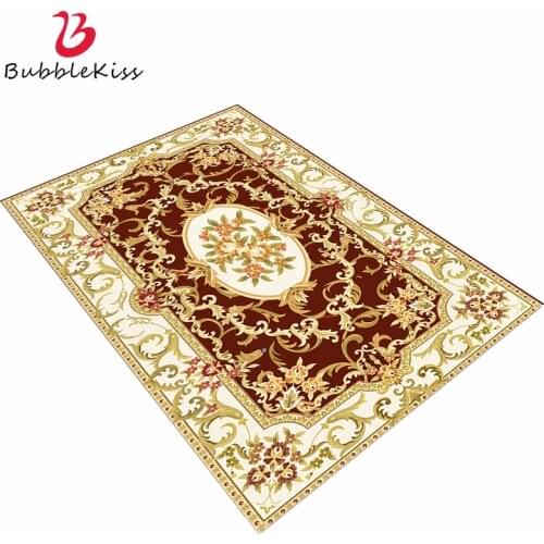Bubble Kiss Flower Carpet For Living Room Retro Turkish Style Tatam Floor Mat Home Bedroom Decoration Doormat Bedside Floor Rugs