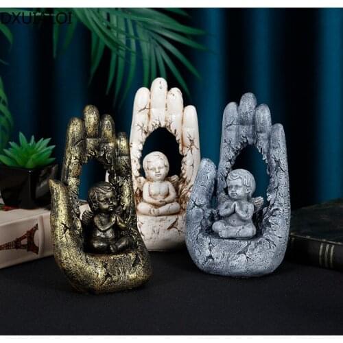 DXUIALOI Creative Retro Art Decoration Resin Crafts Housewarming Gift Desk Home Living Room Study Entrance Decoration