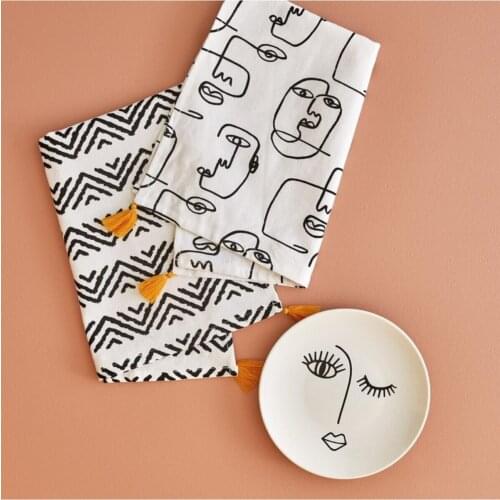 100% Cotton Tribal 2-Piece Kitchen Towel kitchen trend gift decorative patterned aesthetic stain protection fragrant stylish