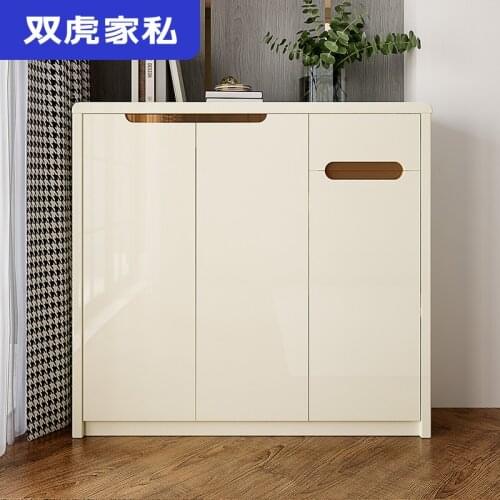 Shuanghu furniture simple modern white shoe cabinet household door shoe cabinet porch simple shoe cabinet multi-layer qx1