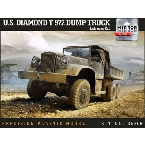 Mirrir Models #35806 1/35 US DIAMOND T 972 DUMP TRUCK LATE MODEL KIT