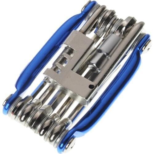 Multitool Bicycle Repair Tools Chain Cutter Hex T25 Torx Spoke Wrench Phillips Slotted Screwdriver MTB Road Bike Repair Tool Kit