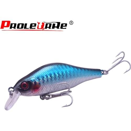 1Pcs Minnow 3D Eyes Fishing Lure 80mm 9g Floating Wobbler Artificial Hard Bait High Quality Plastic Baits Crankbait Pesca