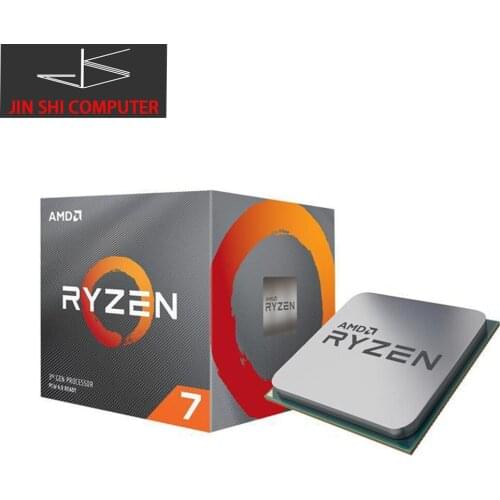 AMD Ryzen 7 3800X R7 3800X 3.9 GHz Eight-Core Sixteen-Thread CPU Processor 7NM L3=32M 100-000000025 Socket AM4 New and with fan
