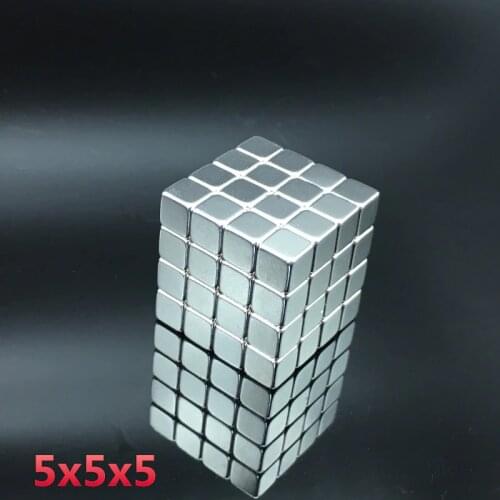 125pcs magnet Strong Rare Earth Block square Neodymium Magnets Permanete