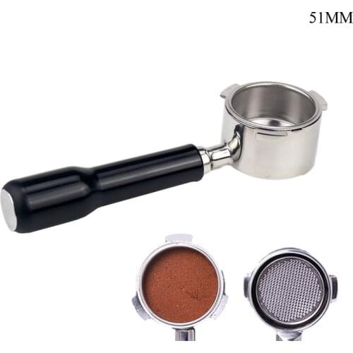 51mm Bottomless Portafilter Professional Coffee Espresso Machine Handle, Coffee Tools