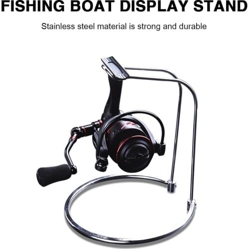 Removable Fishing Wheel Gear Rack Holder Stainless Steel Spinning Fish Spinning Reel Display Bracket Stand Professiona Wheels