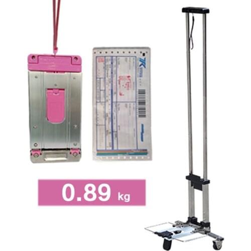 Folding Luggage Cart Portable Travel Trailer Aluminum Alloy Household Car Luggage Cart Shopping Trolley Trunk Trailer