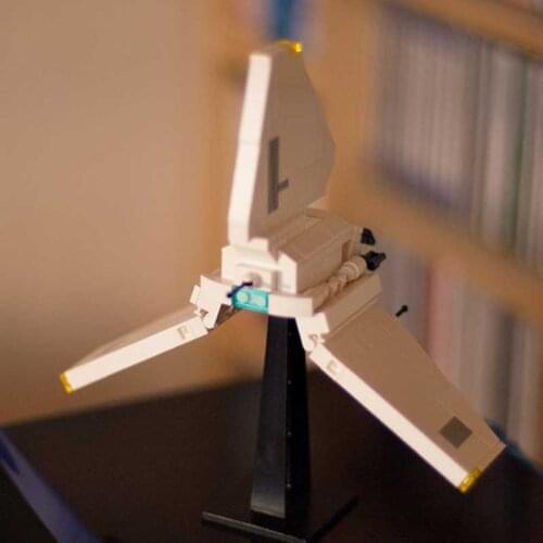 DIY Imperial Shuttle Building Blocks Childrens Space Shuttle Model MOC Building Blocks Mini Imperial Shuttle Timeremembered