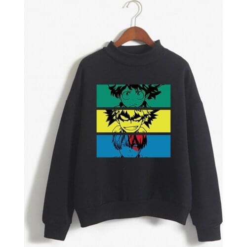 My Hero Academia Hoodies Women Men Casual Plus Size Sweatshirts Autumn Winter Clothes