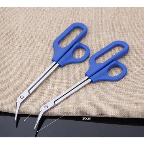 20cm Toe Nail Toenail Scissor Long Reach Easy Grip Pedicure Trim Chiropody Clipper Manicure Trimmer for Disabled Cutter