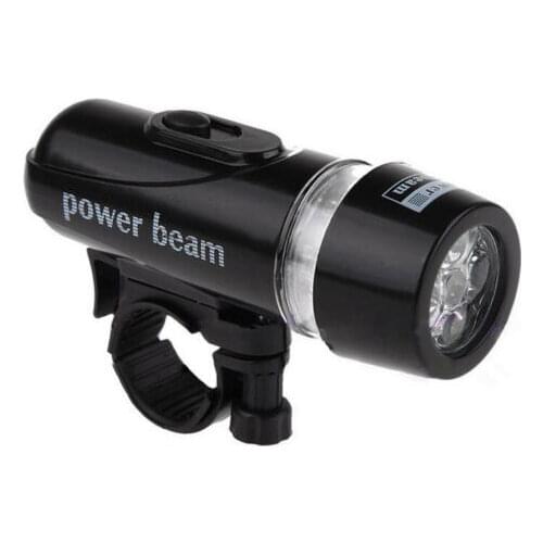 Waterproof Bicycle Bike Front 5 LED Head Light Torch Safety Alarm Flashlight New