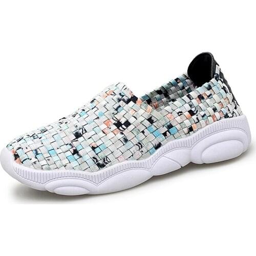 Plus Size 42 2019 High Quality Women Tennis Shoes Summer Gym Sport Shoes Stable Sneakers Fitness Trainers Colorful Slip-on Shoes